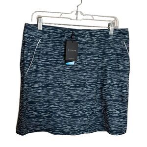 Dunning Golf Skirt Women's Large Navy Blue Skort Lined Athletic Tennis NWT